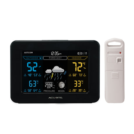 AcuRite 02027A1 Color Weather Forecaster with Moon Phase