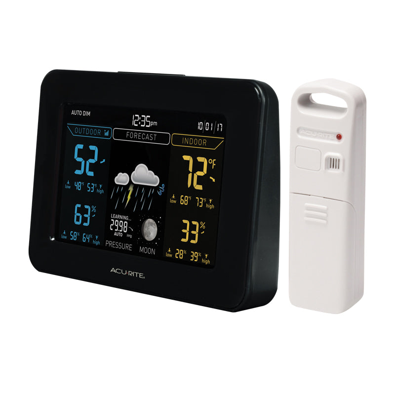 AcuRite 02027A1 Color Weather Forecaster with Moon Phase