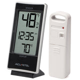 Digital Thermometer with Indoor/Outdoor Temperature and Time