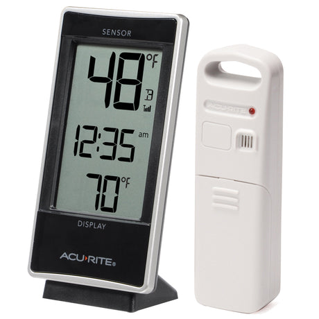 Digital Thermometer with Indoor/Outdoor Temperature and Time