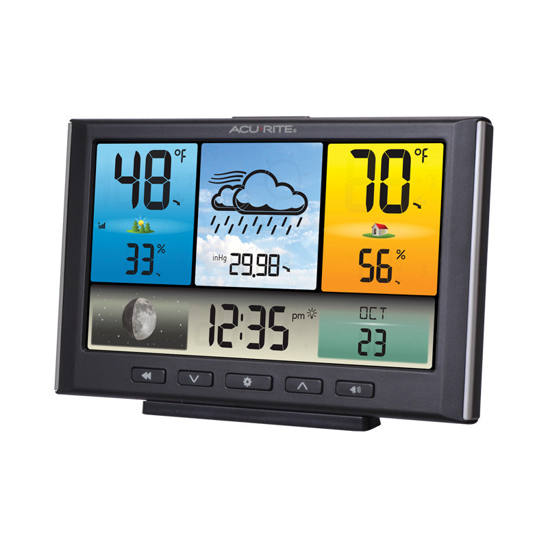 Digital Weather Station / Weather Clock with Color Display – AcuRite