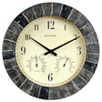 AcuRite slate clock with temperature and humidity