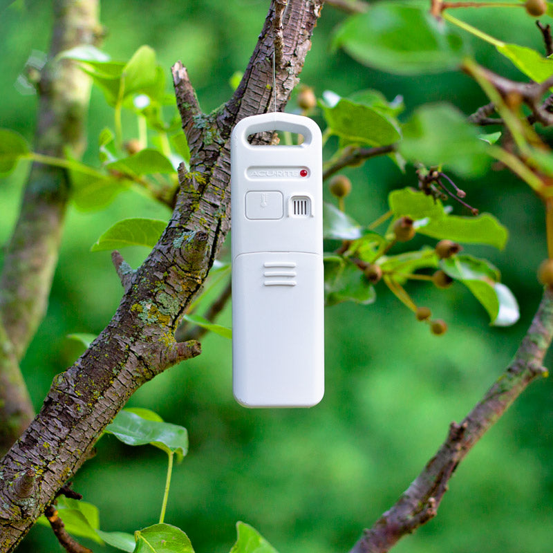 White Indoor Outdoor Digital Thermometer and Humidity Gauge