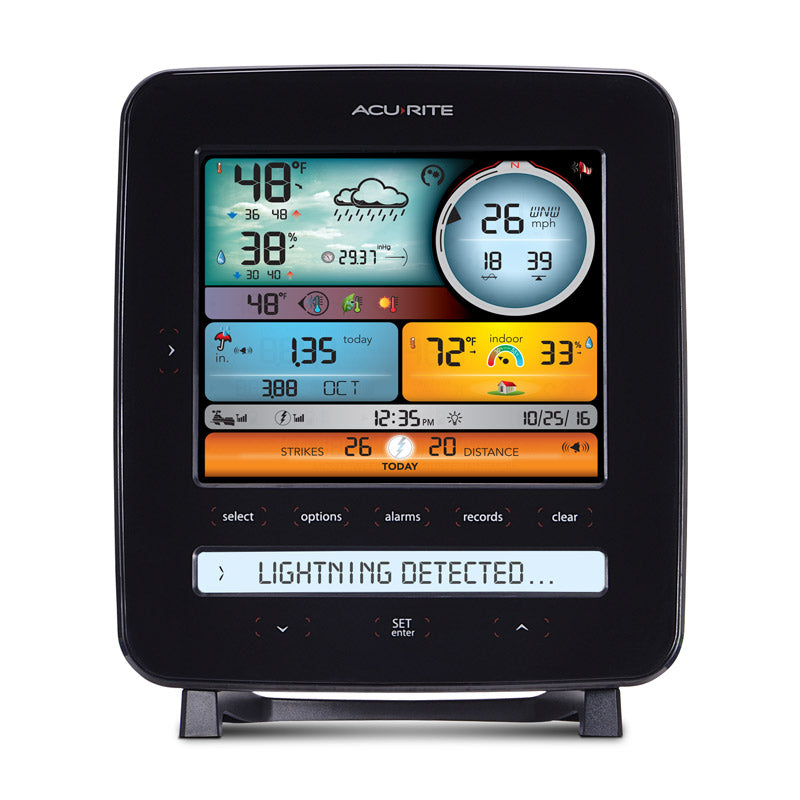 AcuRite Iris (5-in-1) Color Display with Lightning Detection Option