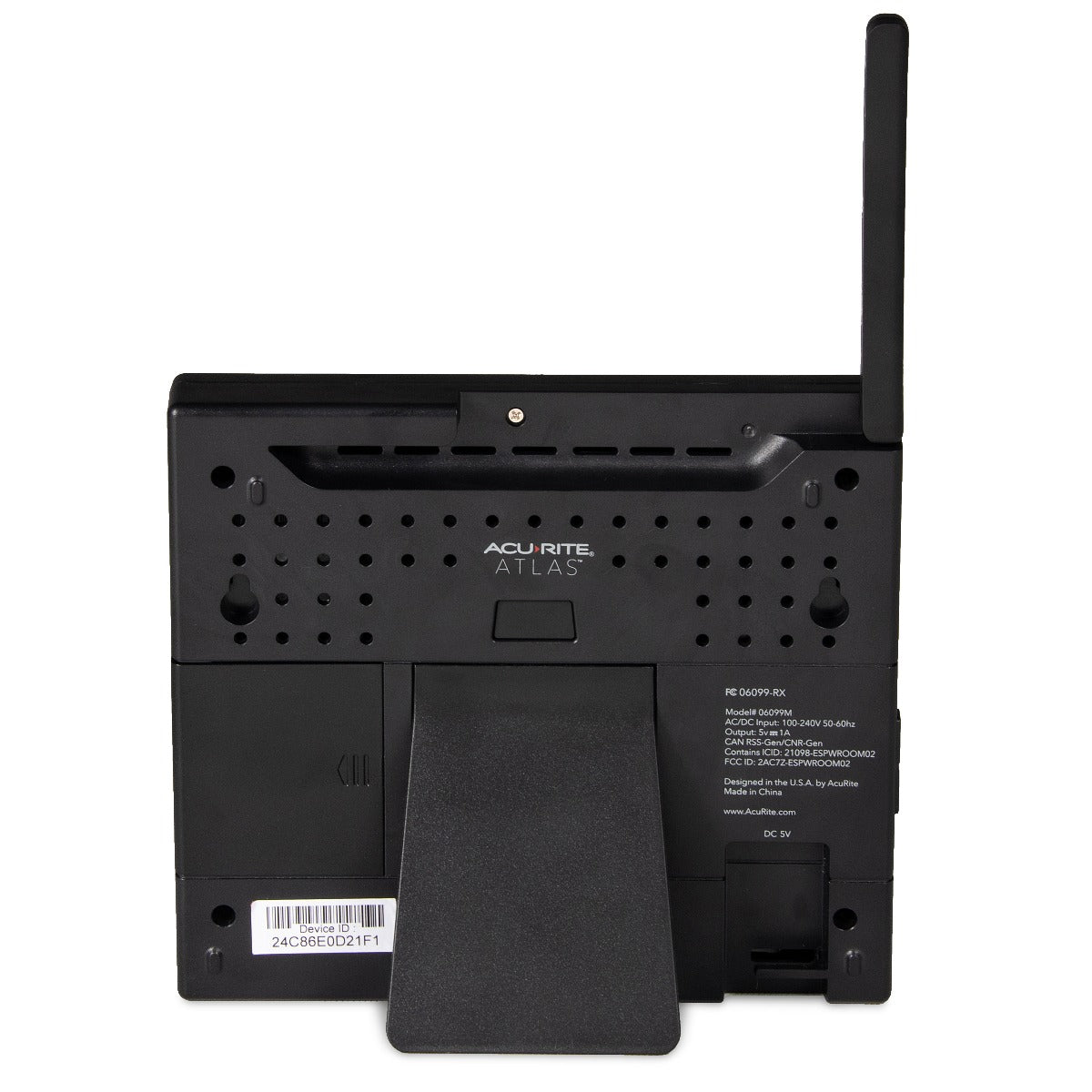 AcuRite Atlas Wi-Fi Display - Back view