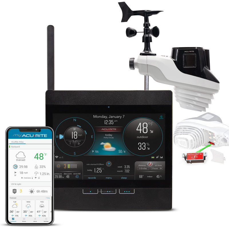 AcuRite Atlas Weather Station with Direct-to-Wi-Fi Display and Lightning Detection