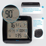 AcuRite Iris Weather Station with Wireless Display for Temperature, Humidity, Wind Speed/Direction, and Rainfall with Built-In Barometer and Iris Nano Display