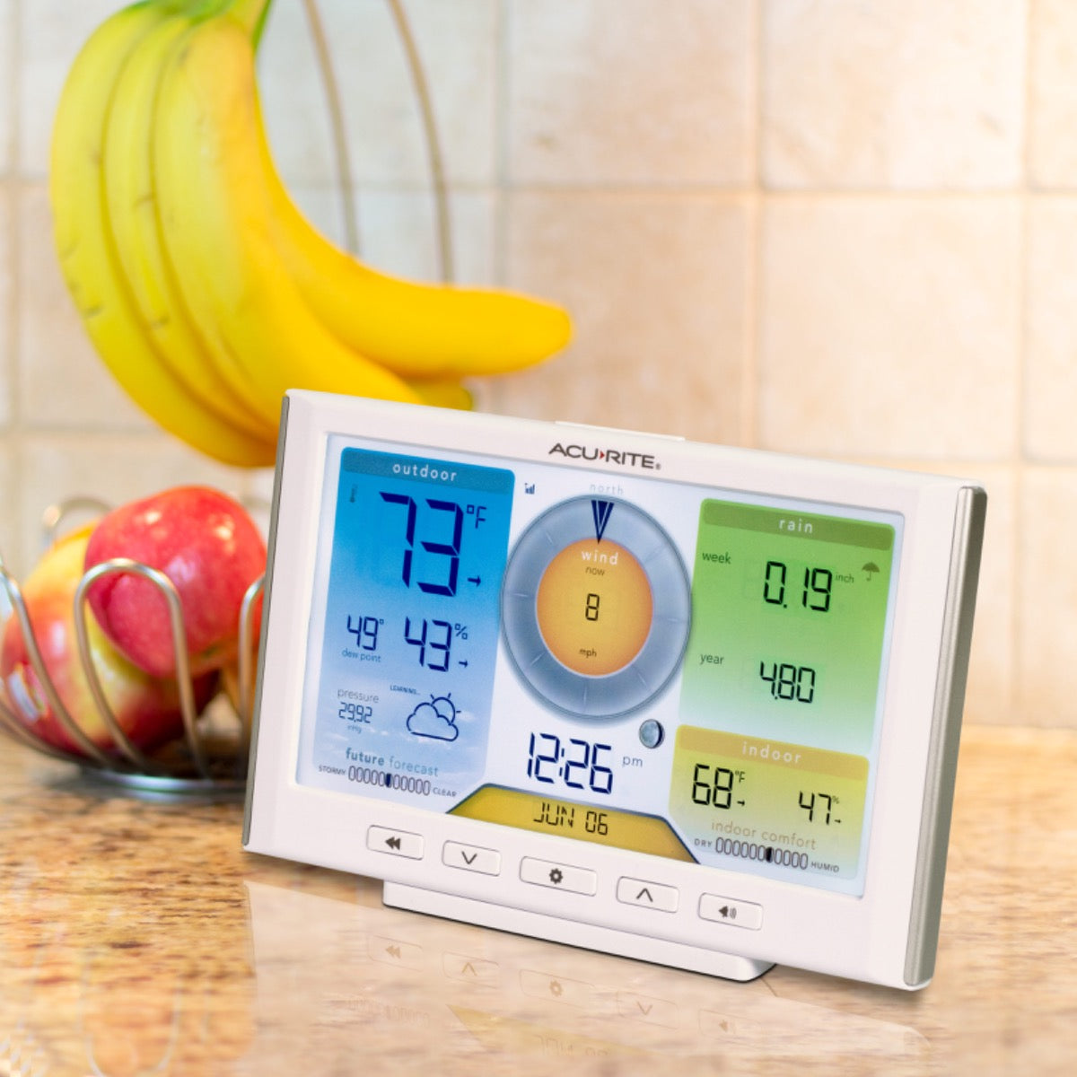 AcuRite Iris (5-in-1) Weather Station with Wi-Fi Connection to Weather Underground