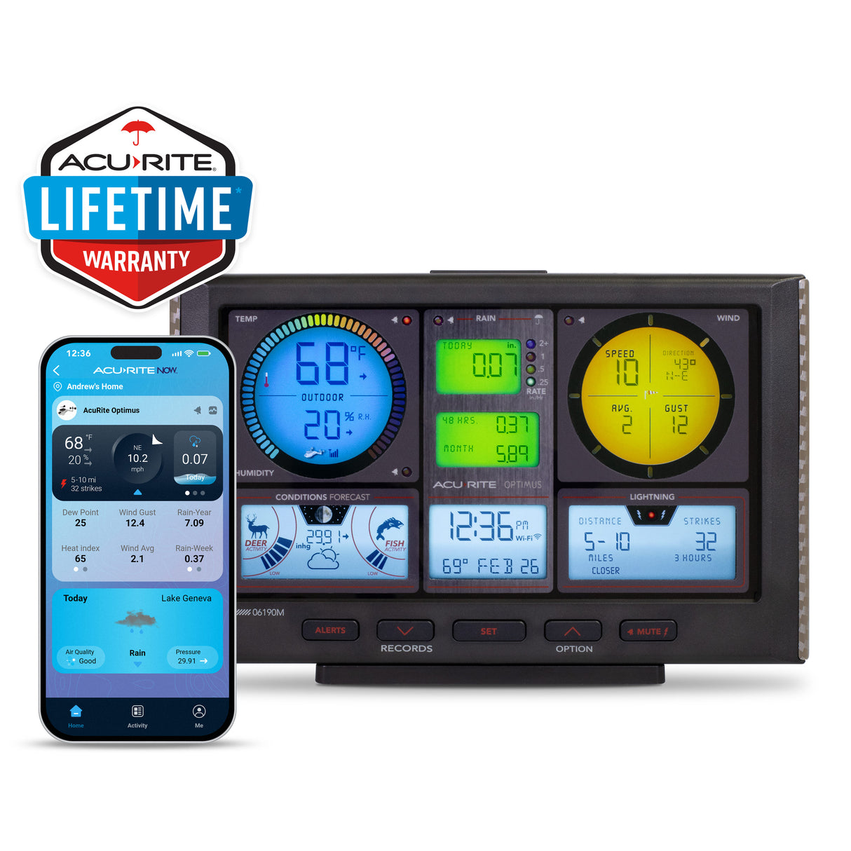 AcuRite Optimus Wi-Fi Sportsman Display