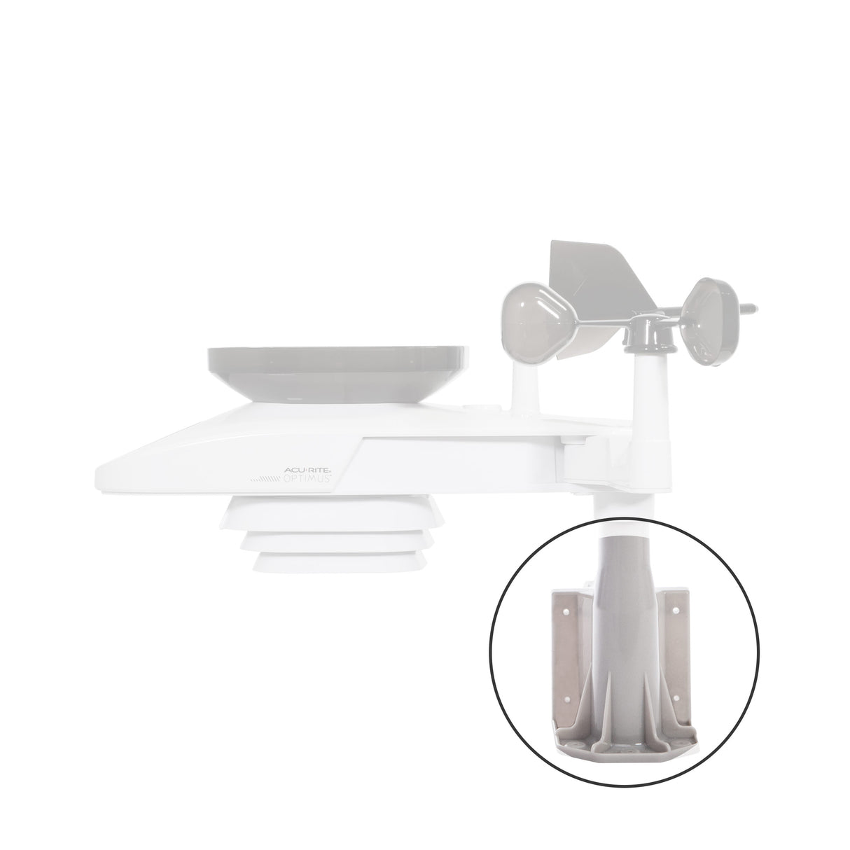 Mounting Bracket for AcuRite Optimus, AcuRite Atlas, AcuRite Iris (5-in-1), or AcuRite Notos (3-in-1)