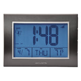 7-inch Atomic Alarm Clock with Date, Day of Week and Temperature