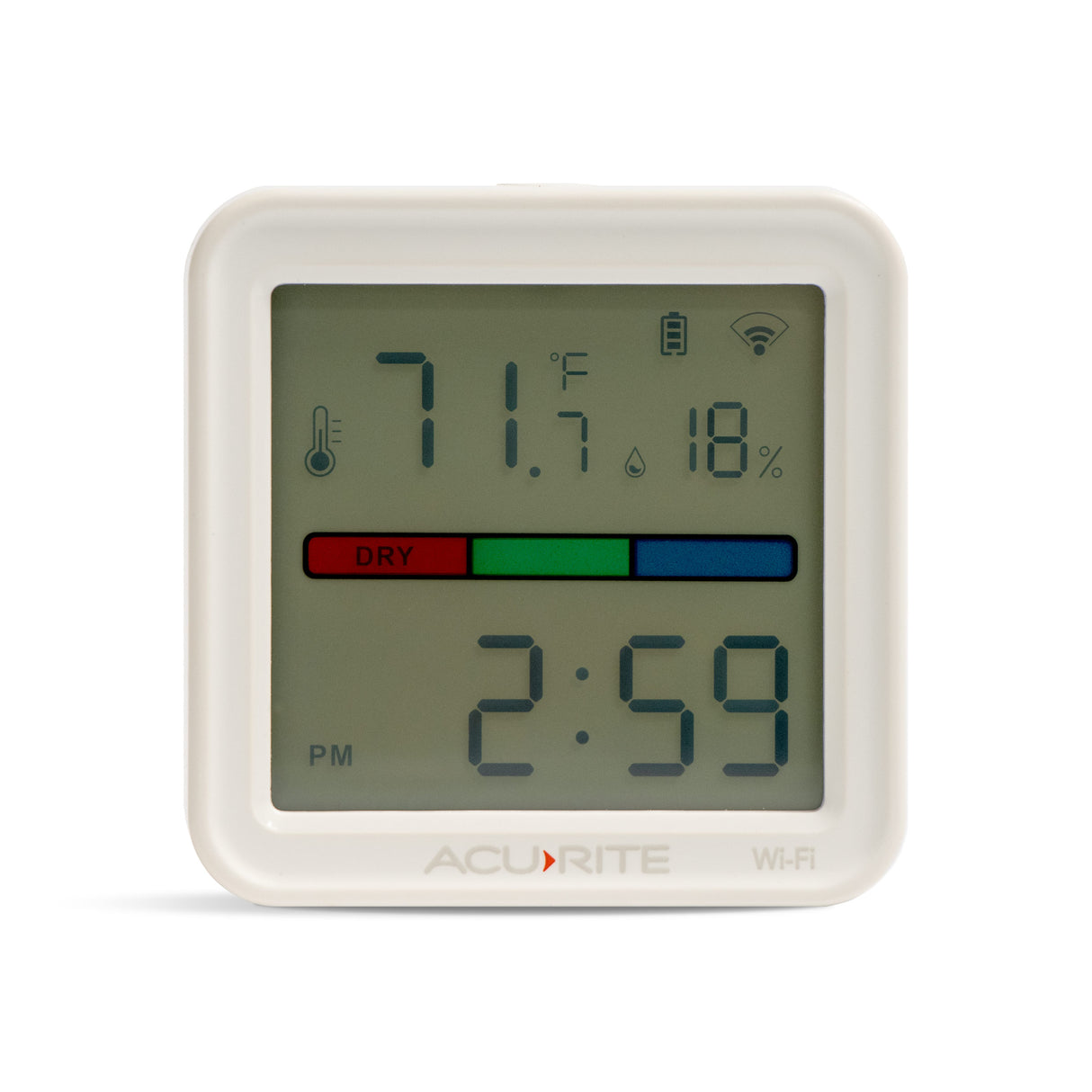 Smart Wi-Fi Indoor Digital Thermometer and Humidity Monitor