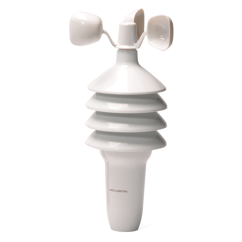 Large Weather Sensor 3-in-1 Weather Sensor with Temperature, Humidity and Wind Speed ...