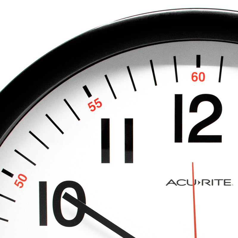 14” Five-Year, Set and Forget Analog Wall Clock