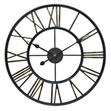 24-inch Metal Indoor Wall Clock