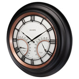 24” Illuminated LED Large Outdoor Decorative Clock with Thermometer and Hygrometer Combo - AcuRite Clocks - View 4