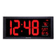 Large Digit LED Calendar Clock with Indoor Temperature (14.5 inch and 18 inch Options)