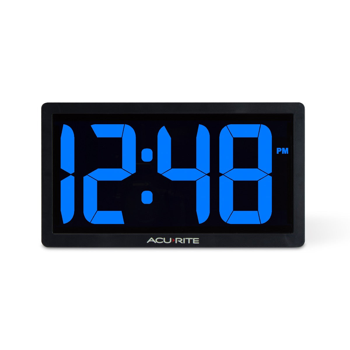 10-inch LED Digital Clock with Auto Dimming Brightness-Blue