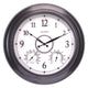 Illuminated Outdoor Clock with Thermometer and Humidity Sensor