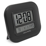 Indoor Atomic Digital Wall Clock with Thermometer