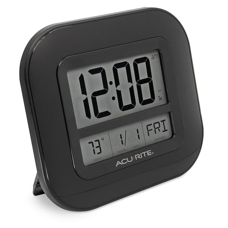 Indoor Atomic Digital Wall Clock with Thermometer