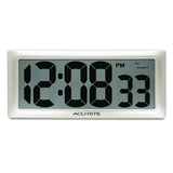 13.5” Large Digital Indoor Wall Clock with Intelli-Time Technology