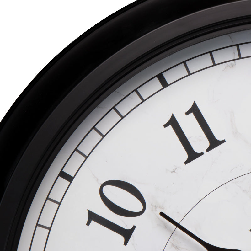 24-inch Large Outdoor Wall Clock with Thermometer and Hygrometer
