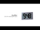 AcuRite 75102 9.5" Large Digital Clock with Intelli-Time Technology