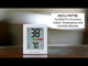 Digital Hygrometer with Indoor Monitor and Comfort Scale Product Features