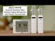 Brushed Stainless Steel Digital Refrigerator and Freezer Thermometer Product Features