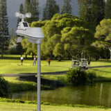 5-in-1 Weather Sensor mounted on a golf course - AcuRite Weather Monitoring Devices