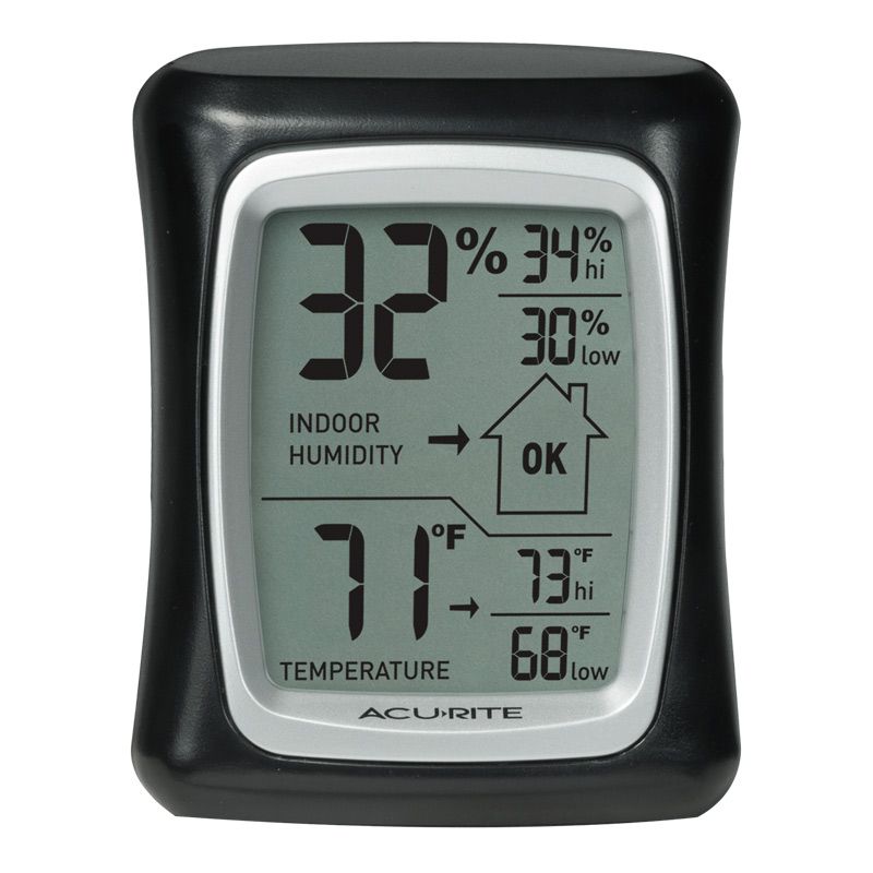 Acurite 3-1/2 W x 5-1/2 H Plastic Wireless Indoor & Outdoor Thermometer &  Humidity Gauge - Gillman Home Center