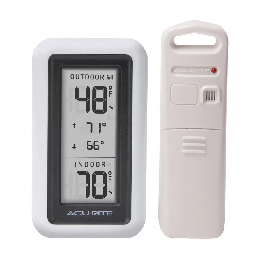 Weather Station Wireless Indoor Outdoor Thermometer - - Digital