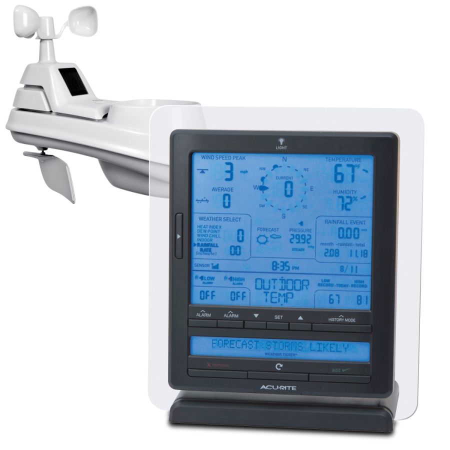 AcuRite Digital Weather Station with Wireless Outdoor Sensor in
