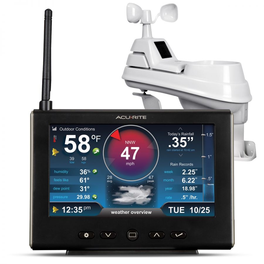 Weather Station with Lightning and Indoor/Outdoor Temperature and Humidity