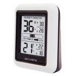 Angled view of the Indoor Temperature and Humidity Monitor - AcuRite Home Monitoring Devices