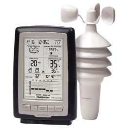 Meteorological Station Weather Station Wireless Indoor Outdoor with Wind Speed