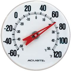 infactory Außenthermometer analog: Analoges Thermometer mit Hygrometer, 10  cm (Innenthermometer analog, Außenthermometer Fenster analog,  Kühlschrankthermometer) : : Garten