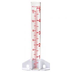 5-inch Capacity Glass Rain Gauge - AcuRite Weather Monitoring Devices