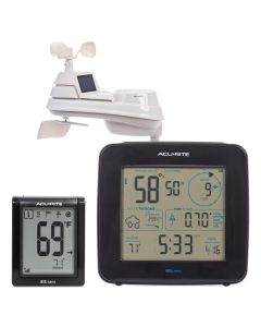 AcuRite Iris Weather Station with Wireless Display for Temperature, Humidity, Wind Speed/Direction, and Rainfall with Built-In Barometer and Iris Nano Display
