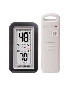 Digital Thermometer with Indoor/Outdoor Sensor - AcuRite Weather Monitoring Devices