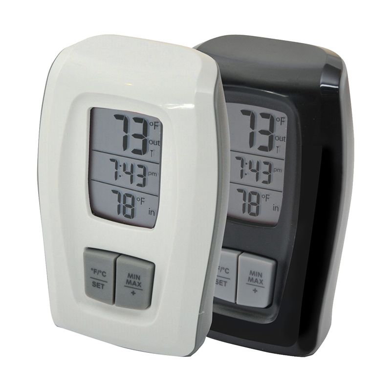 AcuRite Digital Wired Outdoor Black Thermometer in the Thermometer