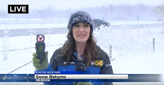 CBS58 uses AcuRite Portable Anemometer